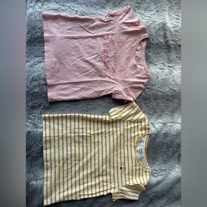 Girls Kiabi T-Shirts size 6 set of 2